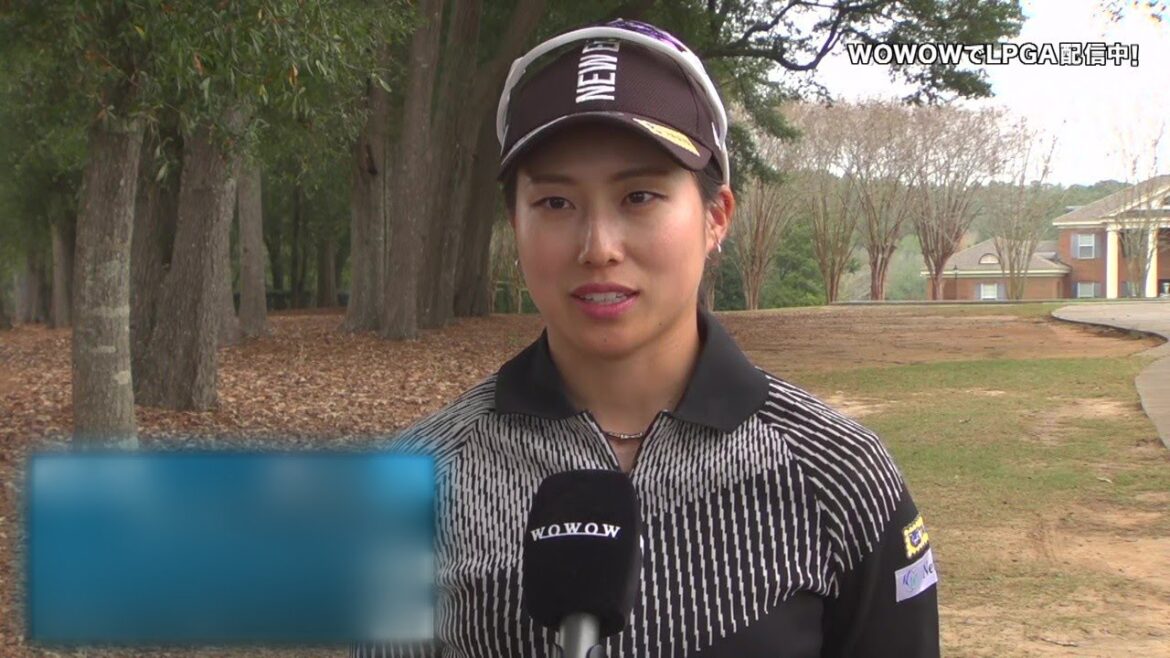 識西諭里 最終日終了後インタビュー／LPGA女子ゴルフツアー 2023最終予選会 Week2【WOWOW】