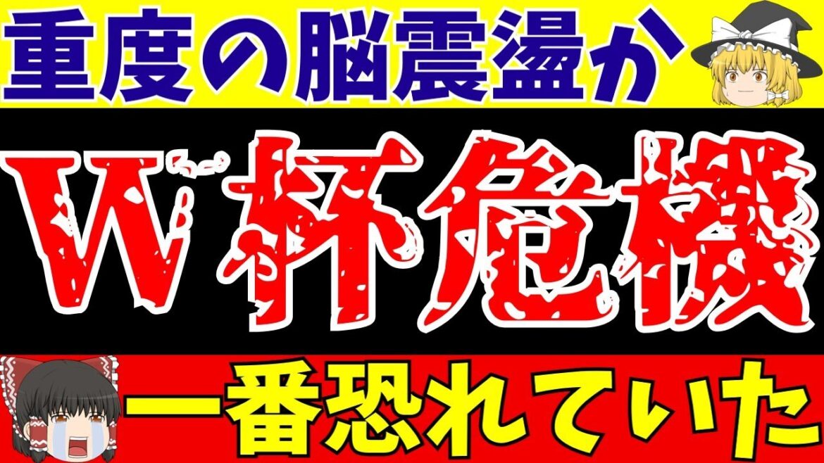 【サッカー日本代表】遠藤航が脳震盪!中盤の層に問題はなかったのか?【ゆっくりサッカー解説】