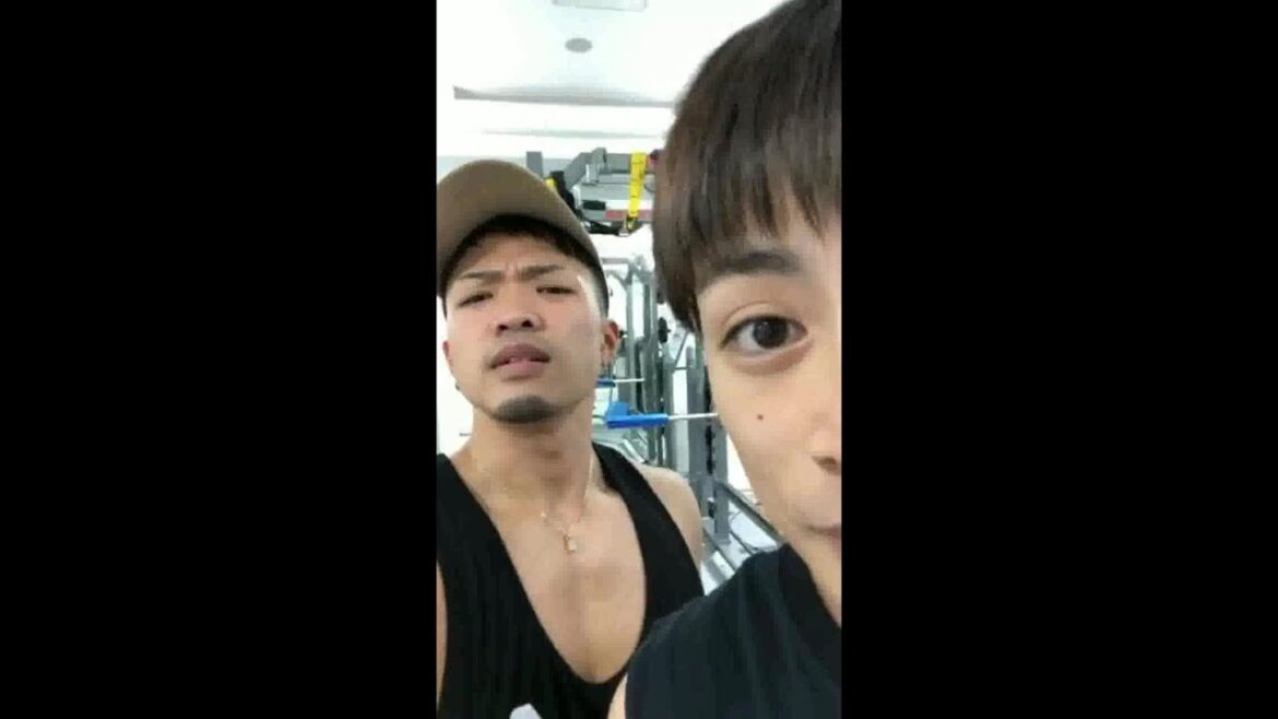 白濱亜嵐と数原龍友のジムLIVE　その①