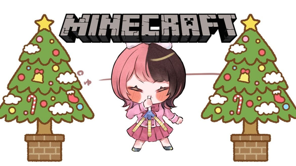 【 Minecraft 】ぶいすぽ鯖にクリスマスツリーをたてるらしい【ぶいすぽっ！/橘ひなの】