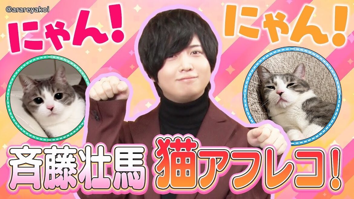 【斉藤壮馬が猫に!?】ショタ＆イケボだにゃん．．．武内駿輔モノマネアフレコも！【おねフェス】