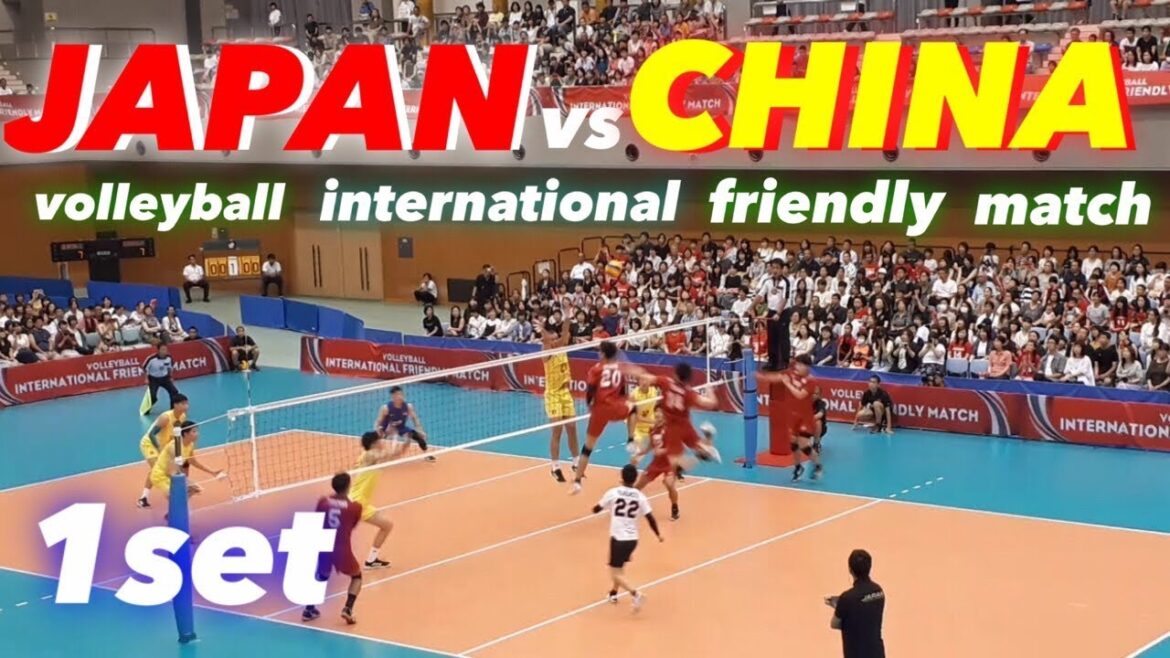 2019 男子バレーボール 国際親善試合【日本VS中国】第1セット