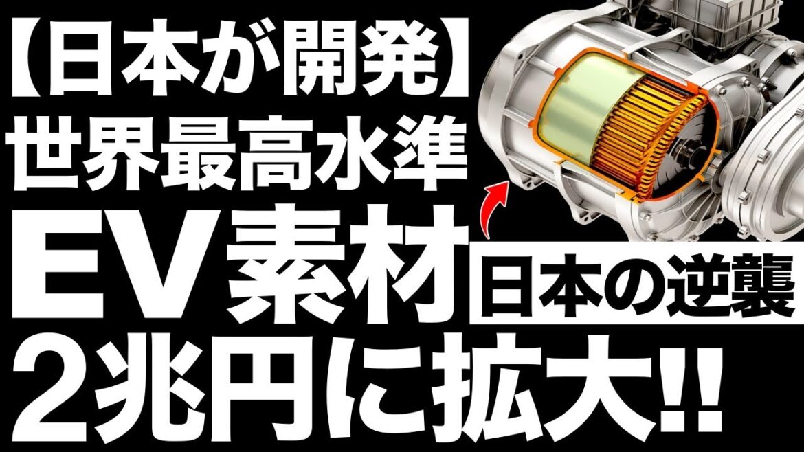 【衝撃】性能高すぎ！日本製鉄が開発した「EV素材」が世界を凌駕する！【無方向性電磁鋼板】