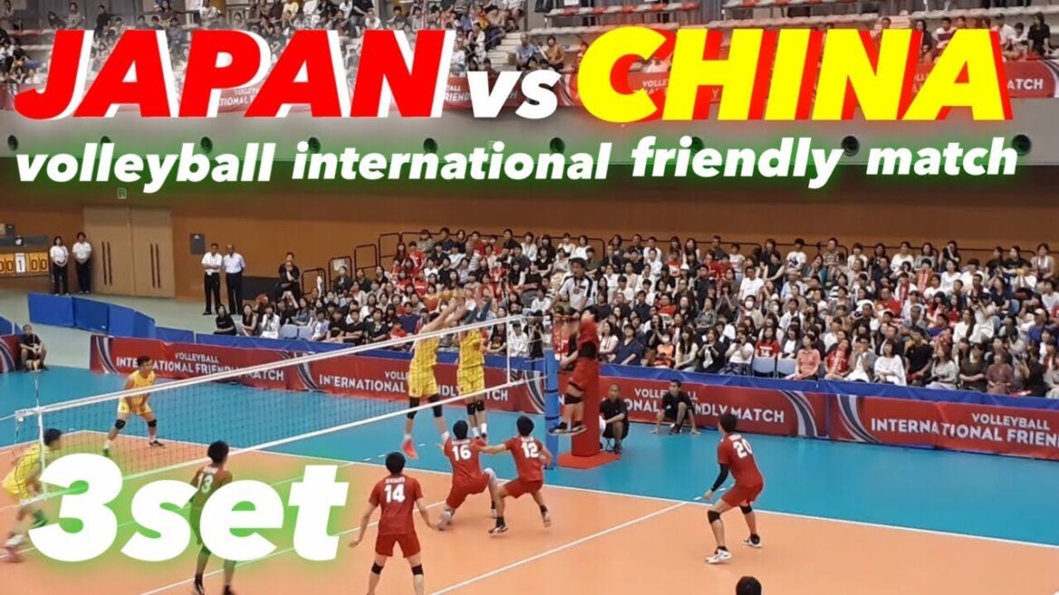 2019 男子バレーボール 国際親善試合【日本VS中国】第3セット 2019 男子バレーボール 国際親善試合【日本VS中国】第3セット