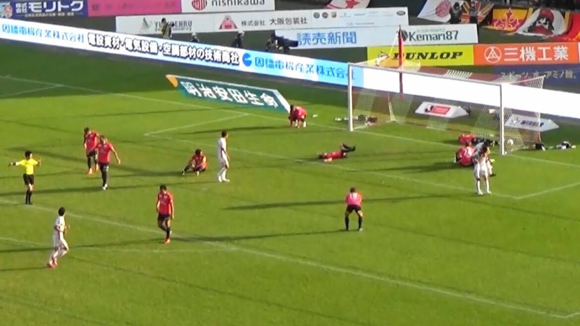 2022　J1第34節　大阪 vs 名古屋　得点場面