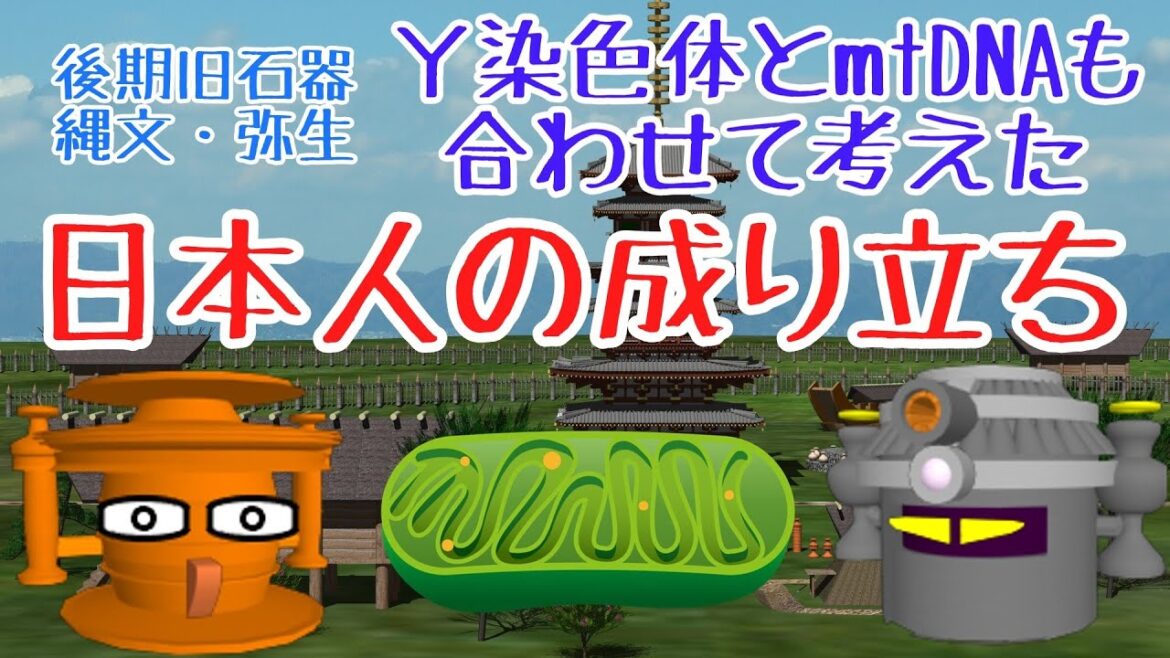 Y染色体とmtDNAも合わせて考えた日本人の成り立ち（後期旧石器・縄文・弥生）