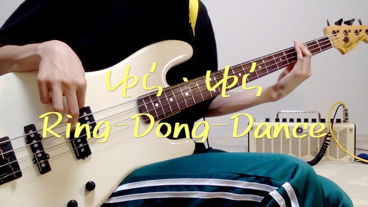 【TAB】ゆら・ゆらRing-Dong-Dance full (Yura-Yura Ring-Dong-Dance) / Pastel*Palettes ベース 弾いてみた 歌詞付き 【バンドリ！】