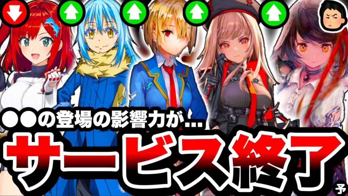 【サ終疑惑】リリースしたばかりの”●●●●”が早速…『サービス終了』しそうなスマホゲームと大成功した作品は!?【メガニケ】【ヘブバン】【まおりゅう】【メメントモリ】【ドルフィンウェーブ】 【サ終疑惑】リリースしたばかりの"●●●●"が早速...『サービス終了』しそうなスマホゲームと大成功した作品は!?【メガニケ】【ヘブバン】【まおりゅう】【メメントモリ】【ドルフィンウェーブ】