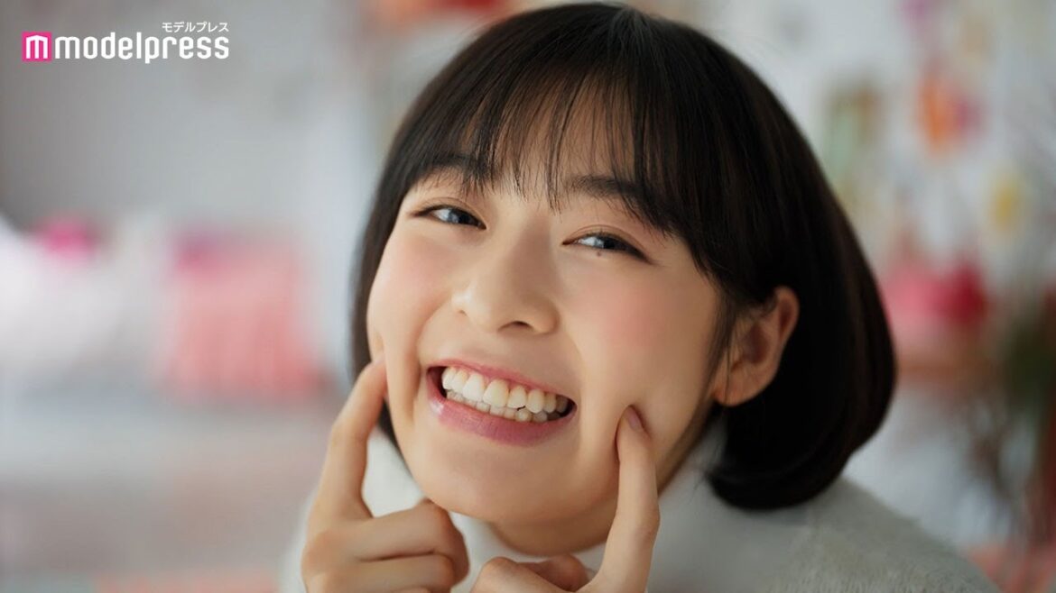 森七菜、キュートな“ぷにぷにポーズ”人生初の餅つきに挑戦 ロッテ「雪見だいふく」新CM「弾むぷにぷにモチ」篇メイキング＆インタビュー