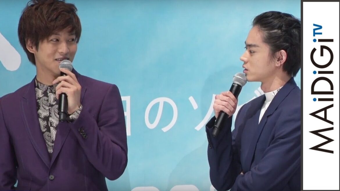 菅田将暉、松坂桃李と“息ピッタリ”舞台あいさつ 映画「キセキ -あの日のソビト-」完成披露舞台あいさつ1 #Masaki Suda #Tori Matsuzaka 菅田将暉、松坂桃李と“息ピッタリ”舞台あいさつ 映画「キセキ -あの日のソビト-」完成披露舞台あいさつ1 #Masaki Suda #Tori Matsuzaka