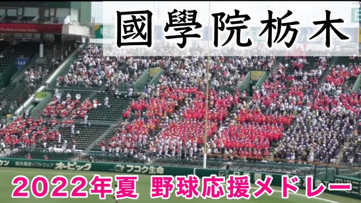『國學院栃木 2022年夏 野球応援メドレー』話題の“新世界”あり 日大三島戦 全国高等学校野球選手権大会 2022年8月6日