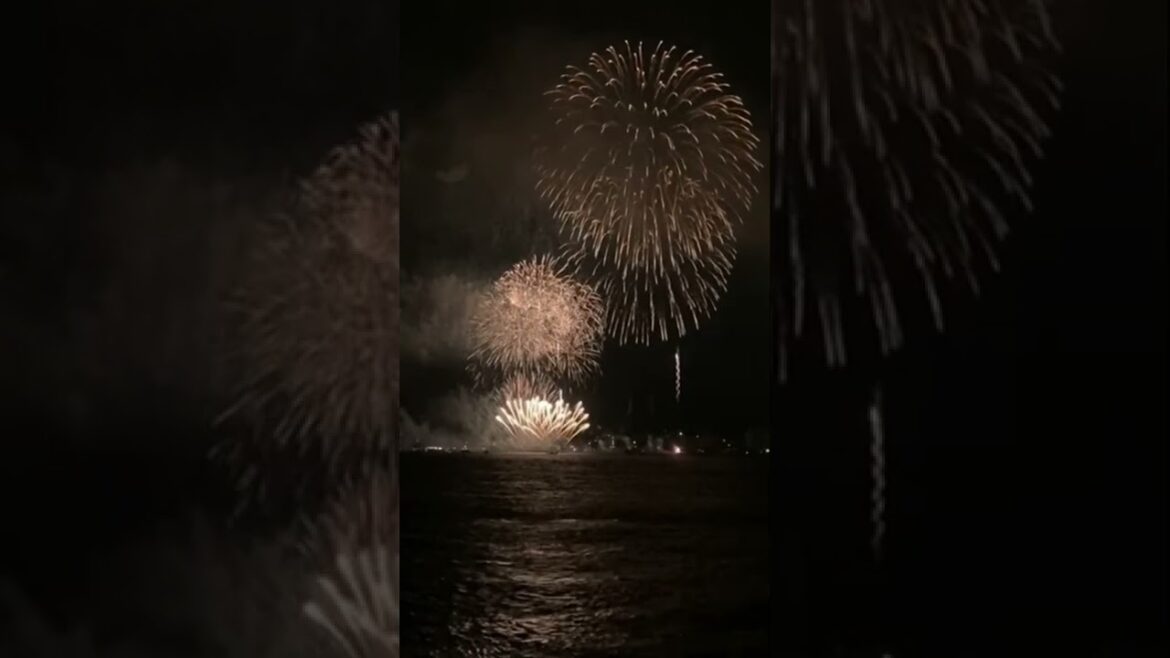 【めおと旅】関門海峡花火大会！2022#shorts