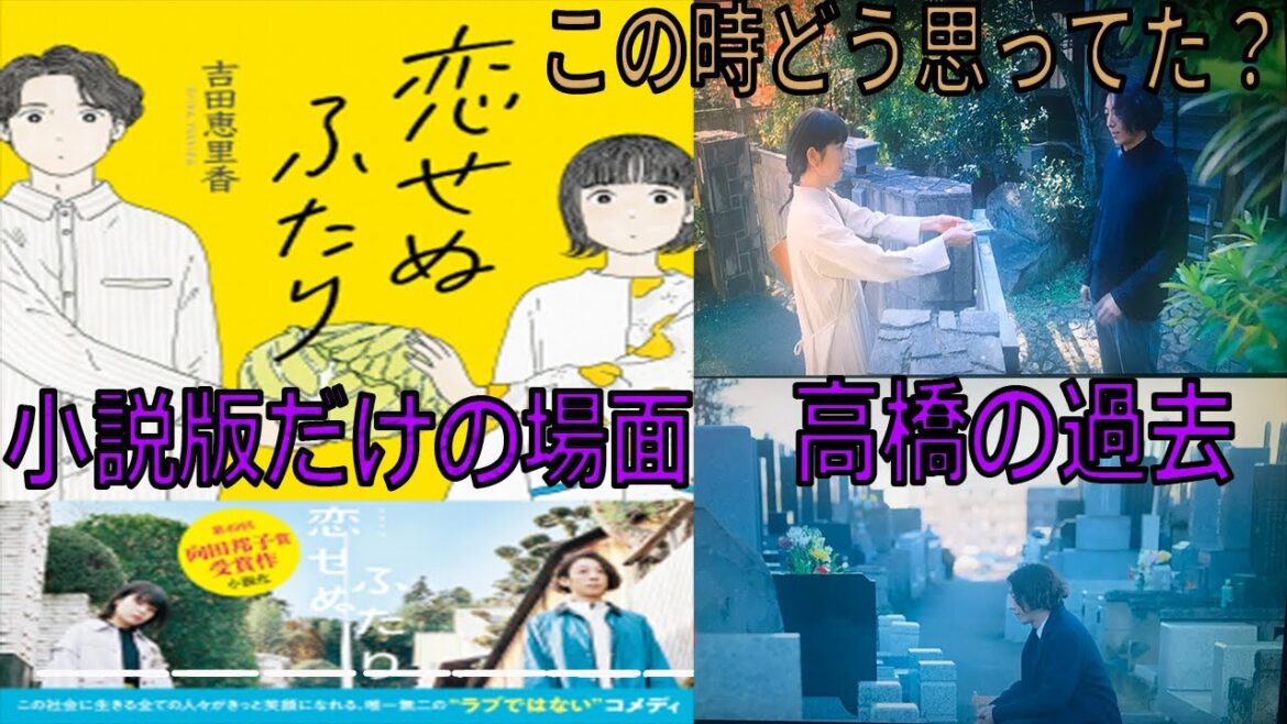 【アセクシャル  本】アロマンティック　アセクシャル『恋せぬふたり』（高橋一生×岸井ゆきの主演）小説版のみの場面、高橋の過去。　当事者解説　（ドラマ）【アセクシャル  本】