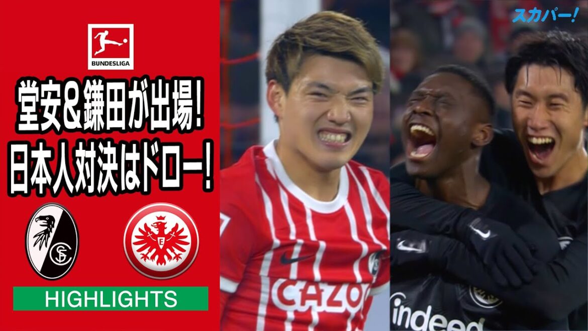 【ハイライト】フライブルク×フランクフルト 「22/23 ドイツ ブンデスリーガ 第17節」