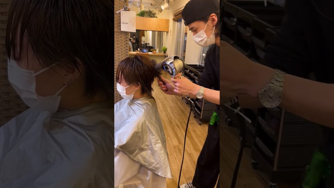 【パーマ大失敗⁉️】ボサボサだった髪が驚きの結果に、、😳😳😳#shorts