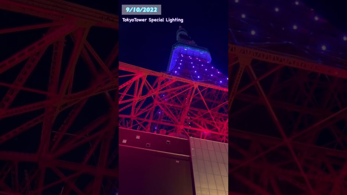 【中秋の名月🌕】東京タワー🗼皆様に幸せが訪れます様に✨ #満月 #東京タワー #中秋の名月