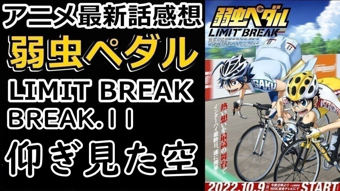 【感想】やっぱ最後の全力のシーンってアツいよね！【弱虫ペダル LIMIT BREAK】【レビュー】