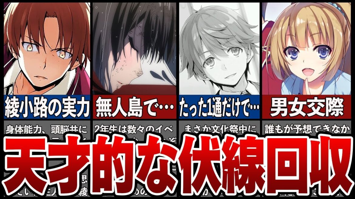 【神伏線】鳥肌が止まらない！！よう実史に残る伏線回収