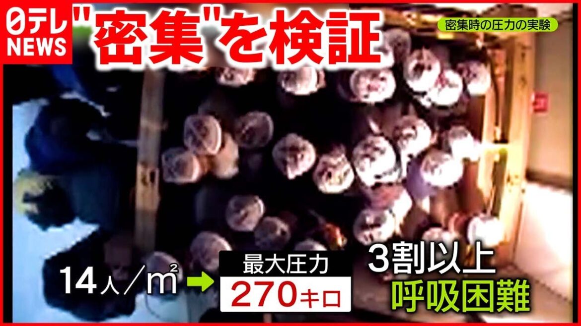 【韓国・梨泰院転倒事故】圧力実験で最大「270キロ」…3割超「呼吸困難」