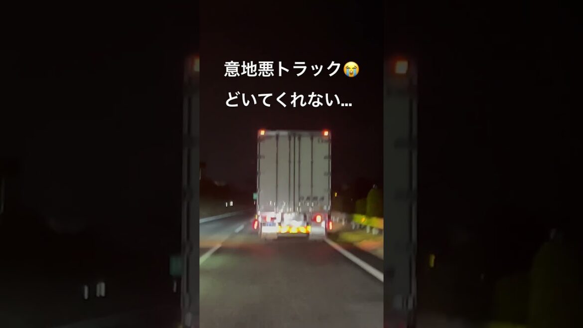 【高速道路】煽りたくない。トラックどいてくれない！なんで？