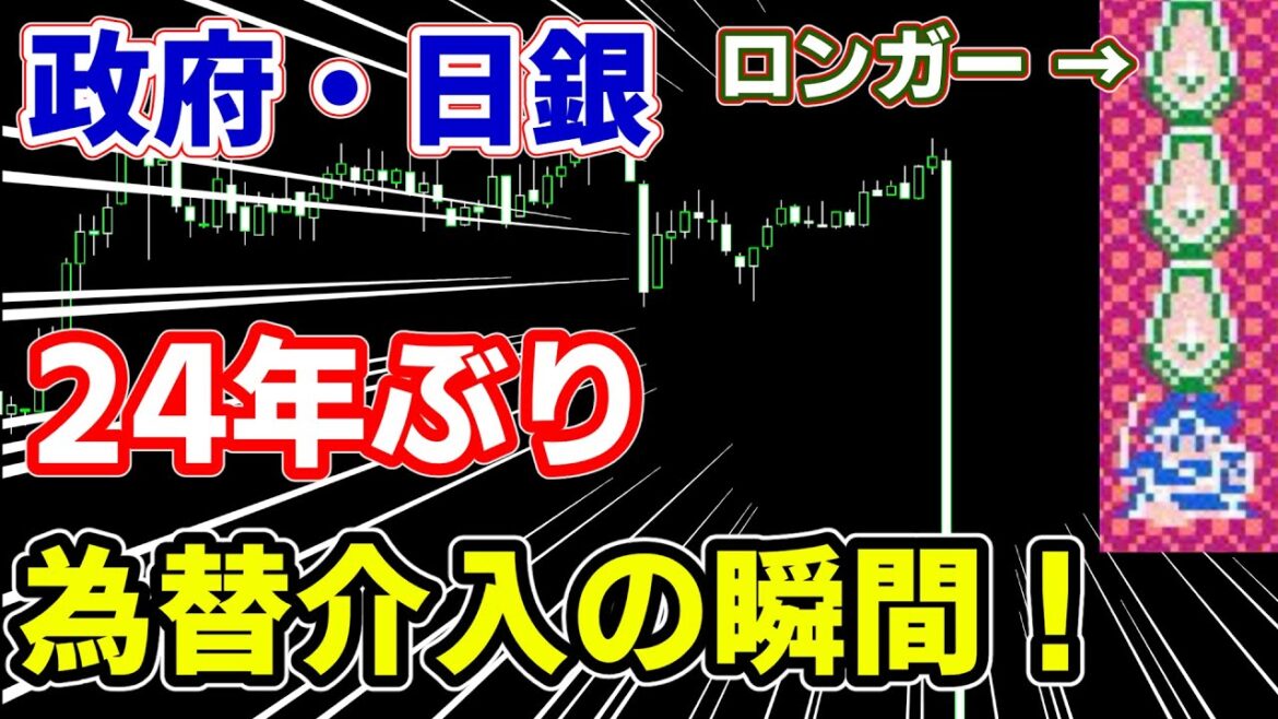 【2022/09/22】24年ぶり為替介入の瞬間！【政府・日銀】