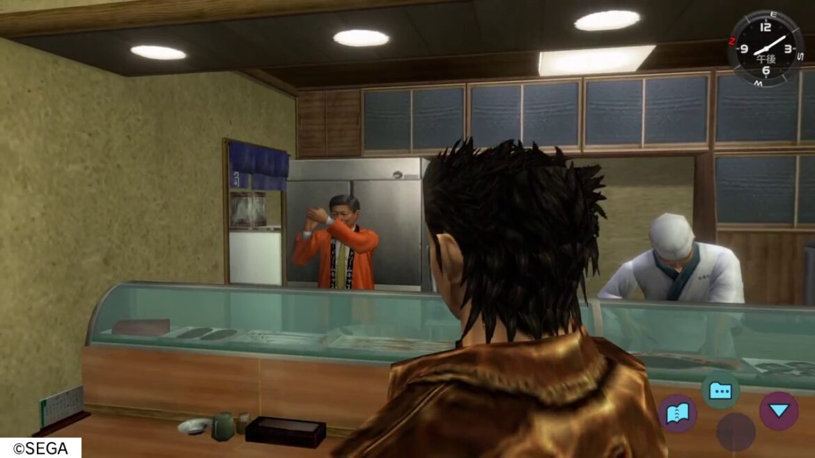 シェンムー　寿司を握る湯川専務