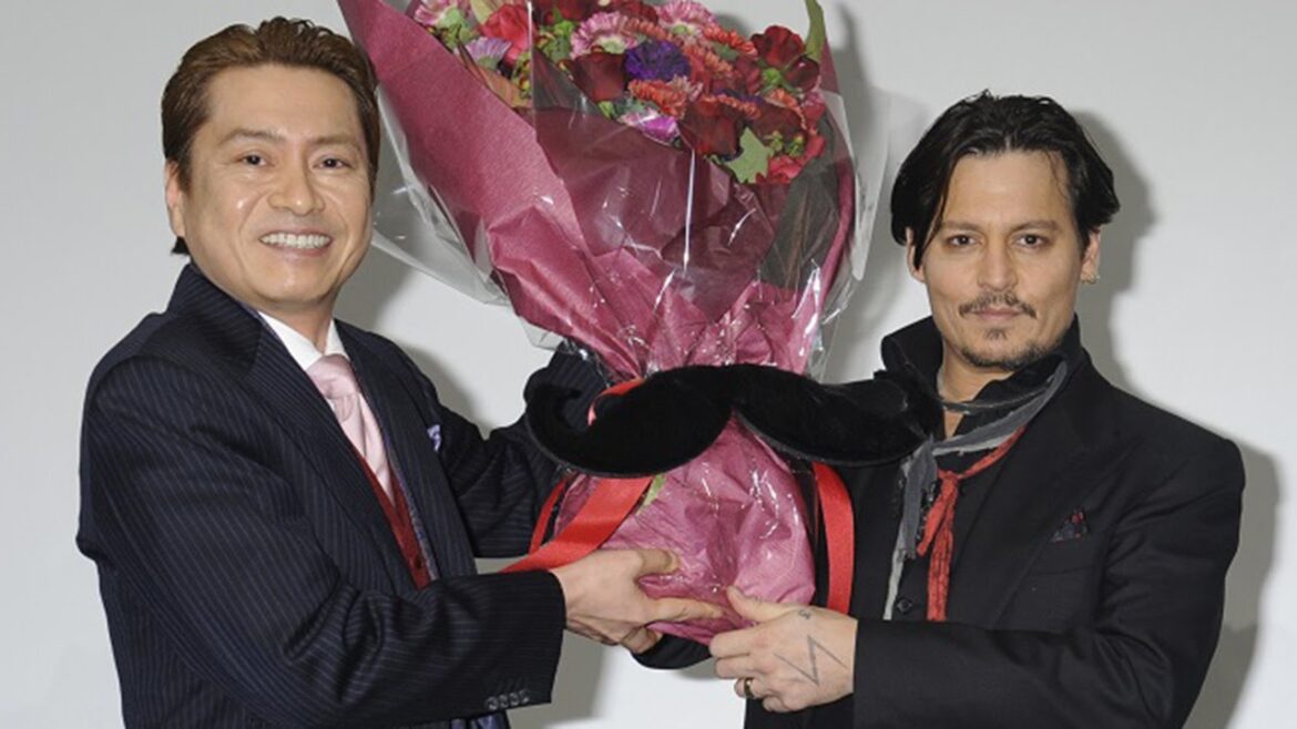 ジョニー・デップ、吹き替え声優の平田広明と初対面！20年越し2ショット　映画「チャーリー・モルデカイ」ジャパンプレミア　#Johnny Depp　#Hiroaki Hirata