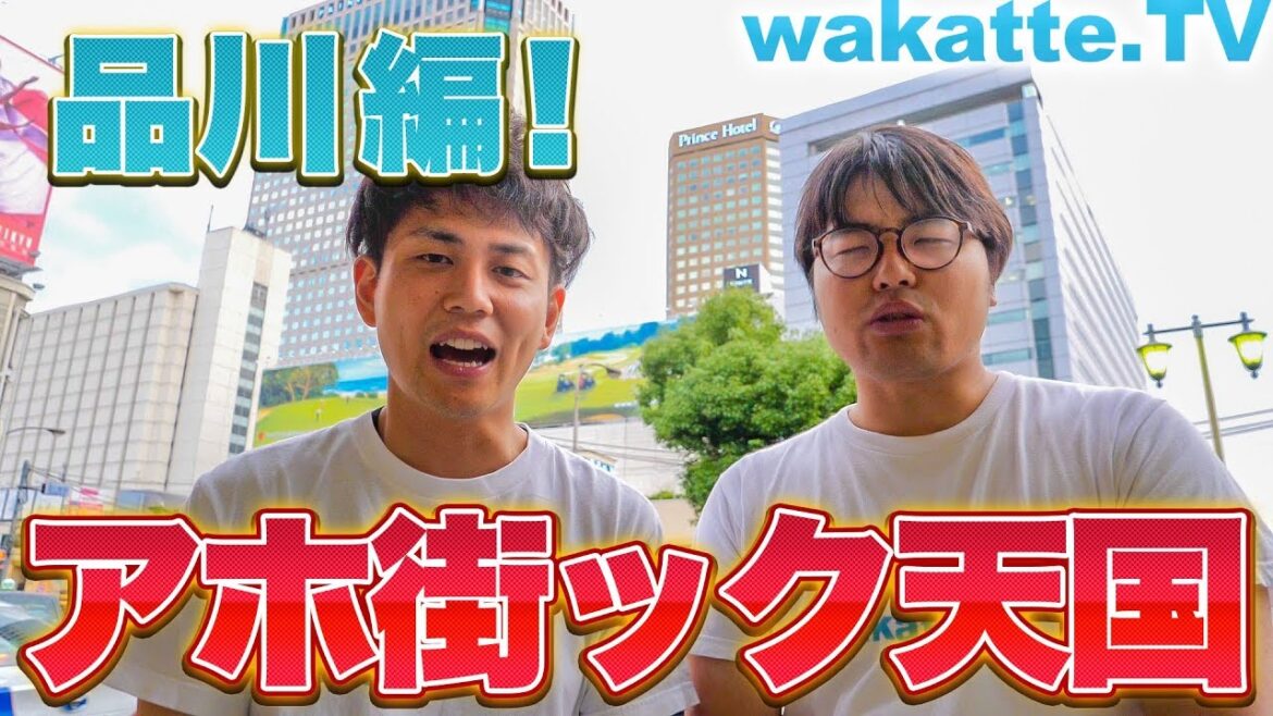 意外な大学ばかり？アホ街ック天国！品川編！【wakatte.TV】#199