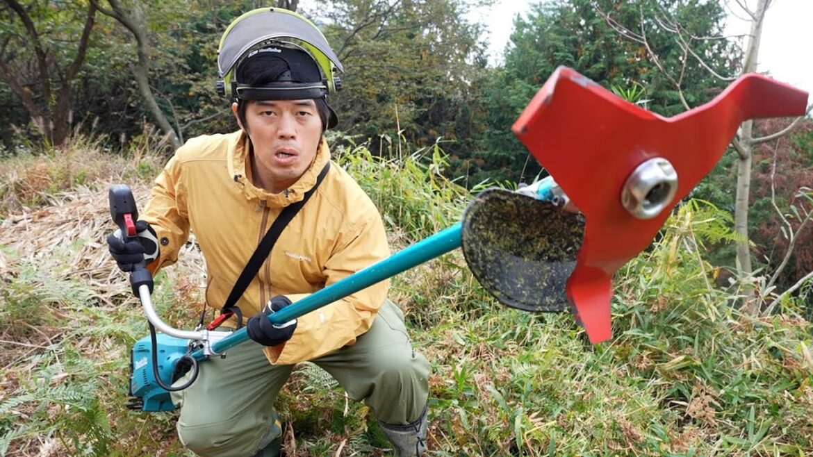 最強三枚刃！シュレッダーブレードで笹粉砕！【マキタ×オレゴン】