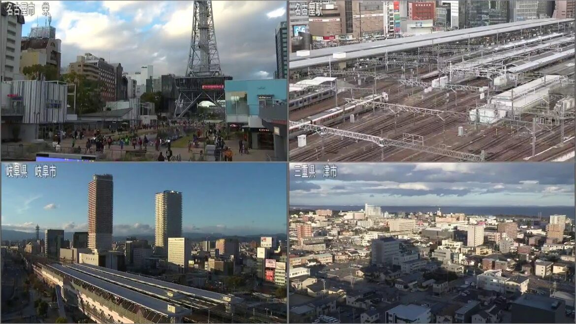 東海3県の情報カメラ映像【ライブ配信中】 愛知 岐阜 三重