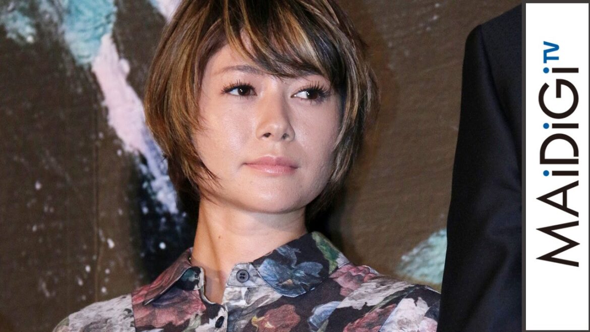 真木よう子、人生のターニングポイントは「飛行機に追いつけると思って…」　映画「海よりもまだ深く」完成披露試写会3　#Yoko Maki　#movie