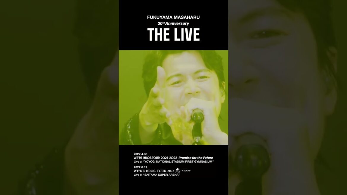 福山雅治 - HELLO〈30th Anniversary「THE LIVE」〉 #Shorts