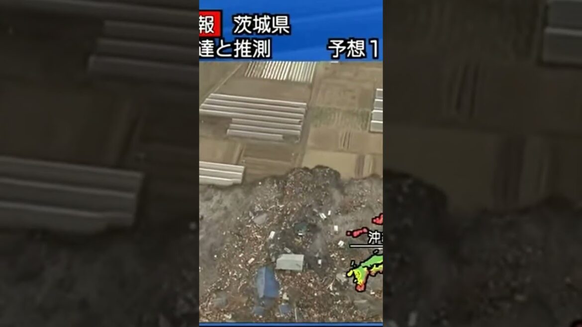 人車が飲み込まれる瞬間　東日本大震災津波地震ライブ2　JAPAN earthquake TUNAMI LIVE　#shorts　#ドラレコドライブch 　#地震　#地震ライブ