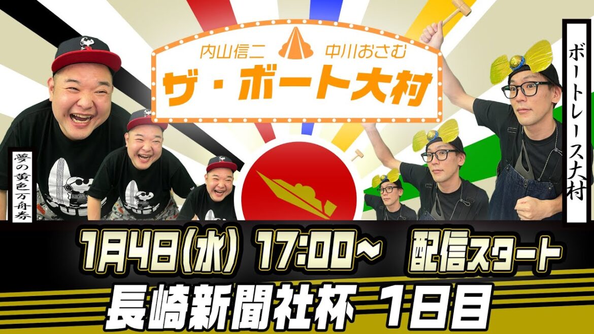 ザ・ボート大村ー内山信二と中川おさむの生配信