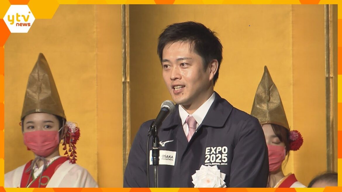 大阪府庁で仕事始め　吉村知事がコロナや物価高への対策など新年の決意述べる　万博へ飛躍の１年に