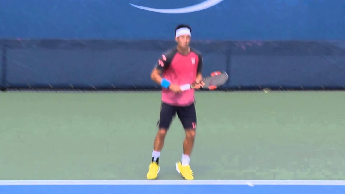 全米オープンテニス2015 錦織圭選手の練習風景 - Kei Nishikori Practice US Open Tennis 2015