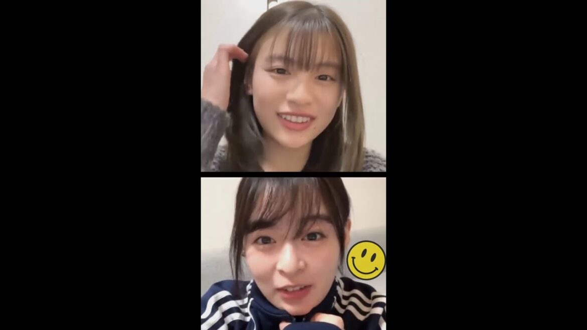 森七菜 & 出口夏希 かわいすぎる インスタライブ フル 20230105