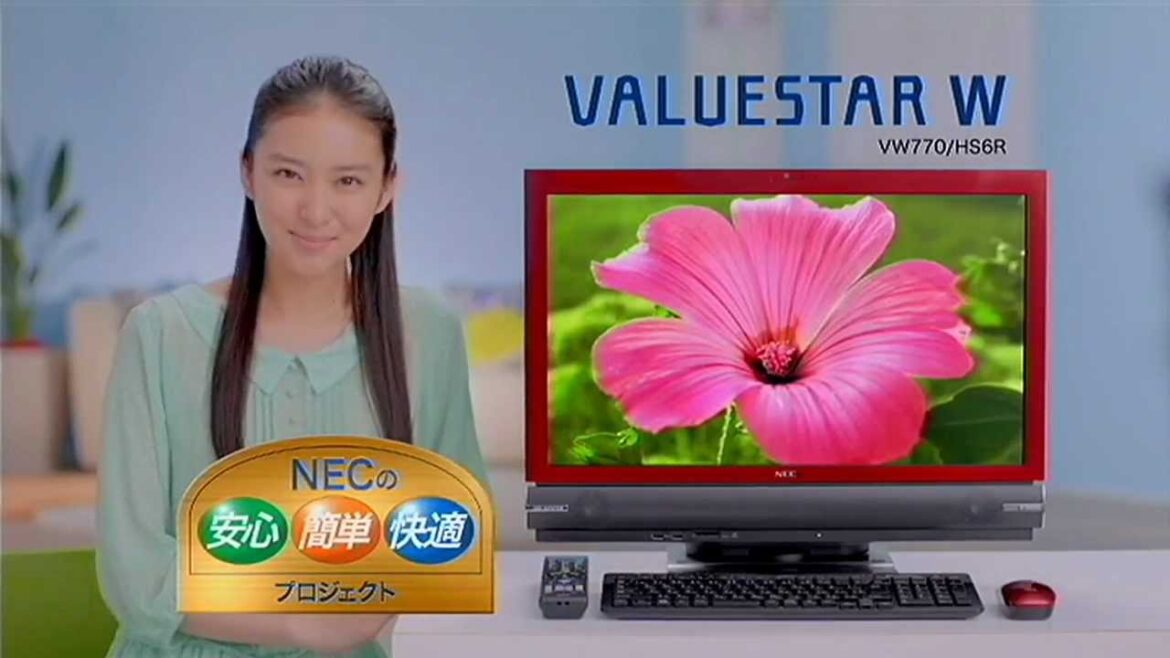 いいなCM　NEC　武井咲　VALUESTAR W／LaVie L