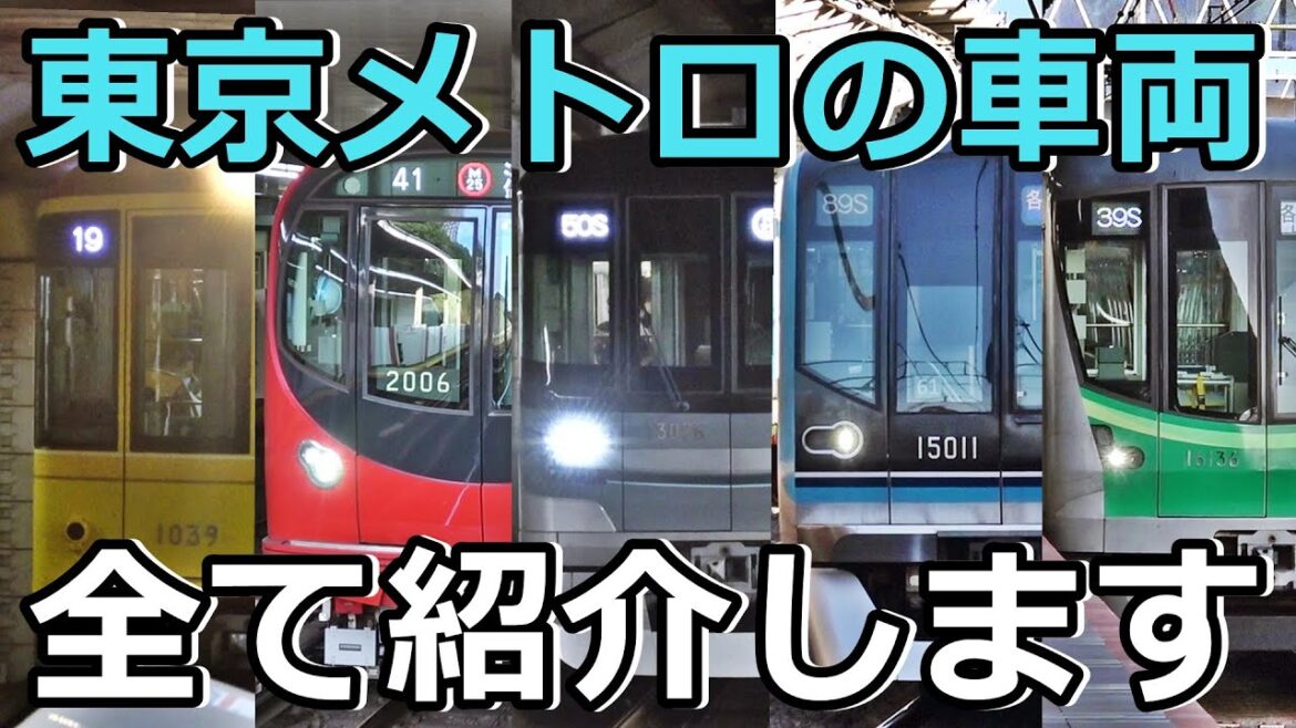 【14種類】東京メトロのイカれたメンバーを紹介するぜ！(前編)