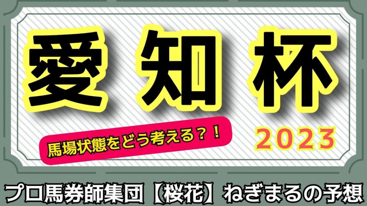 馬場状態と斤量をどう考える？！プロ馬券師集団【桜花】ねぎまる氏の愛知杯2023レース予想！！前日からの雨予報で天候の崩れが予想される！！中京競馬場はどの程度その影響が残るのか？！