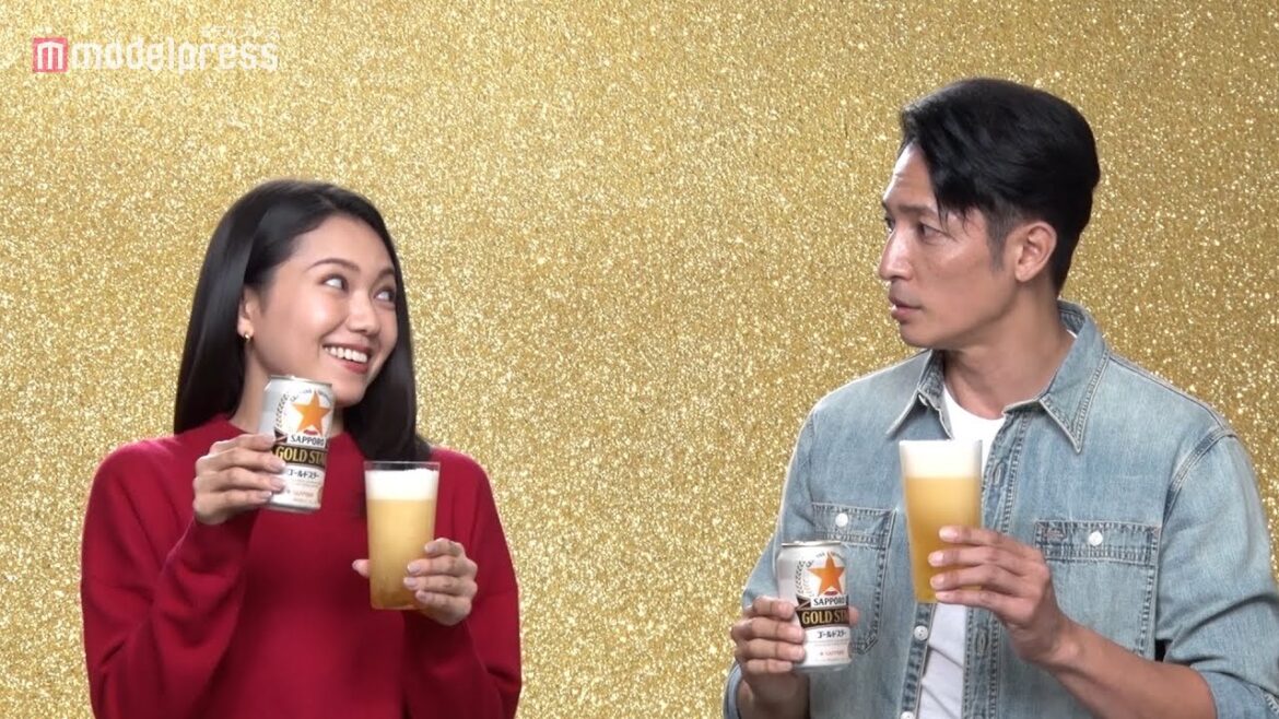 玉木宏＆二階堂ふみ、息の合った掛け合いを披露！ サッポロ GOLD STAR「うまいどこまでも製法？」篇＋メイキング
