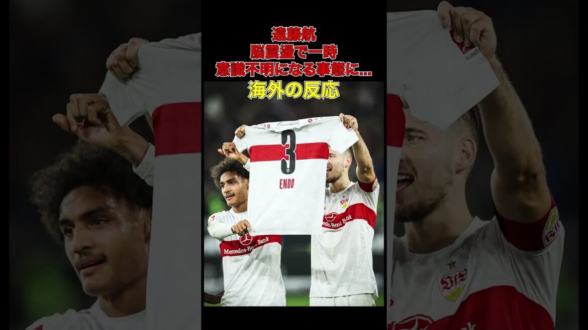 【海外の反応】遠藤航が脳震盪で一時意識不明に…救急搬送で意識戻る #shorts 【海外の反応】遠藤航が脳震盪で一時意識不明に...救急搬送で意識戻る #shorts
