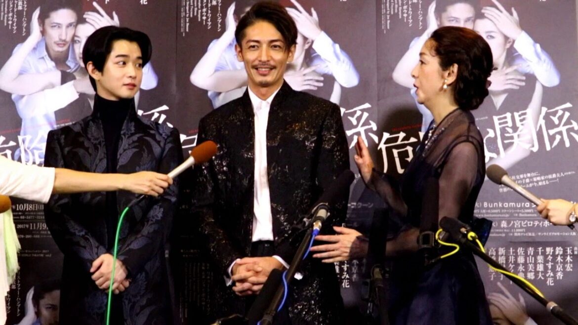 玉木宏、生着替えで肉体美を披露！『危険な関係』公開ゲネプロ囲み取材