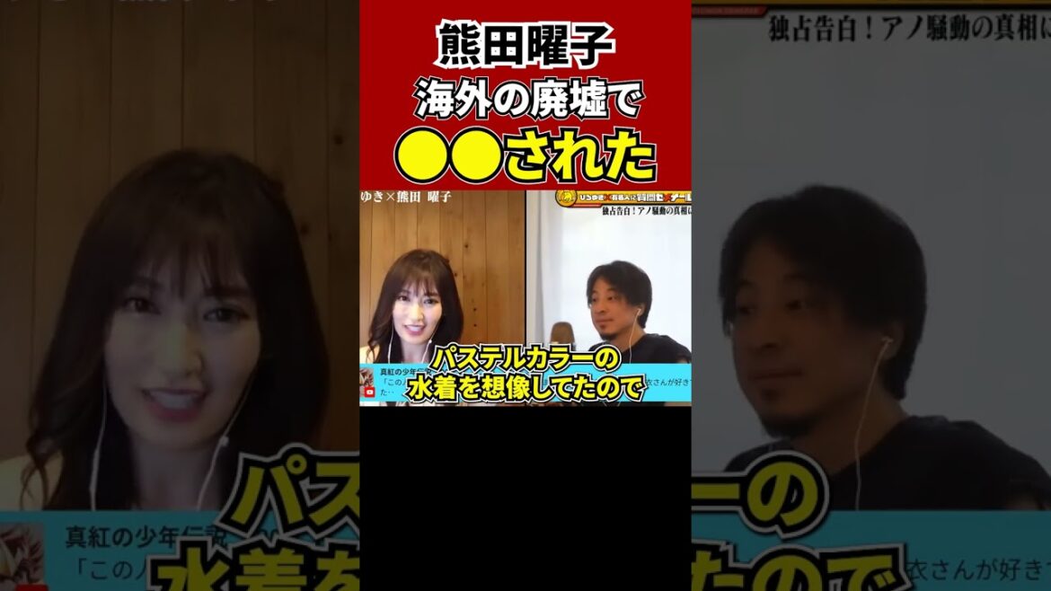 60【熊田曜子】熊田曜子海外の廃墟で●●された【切り抜き】