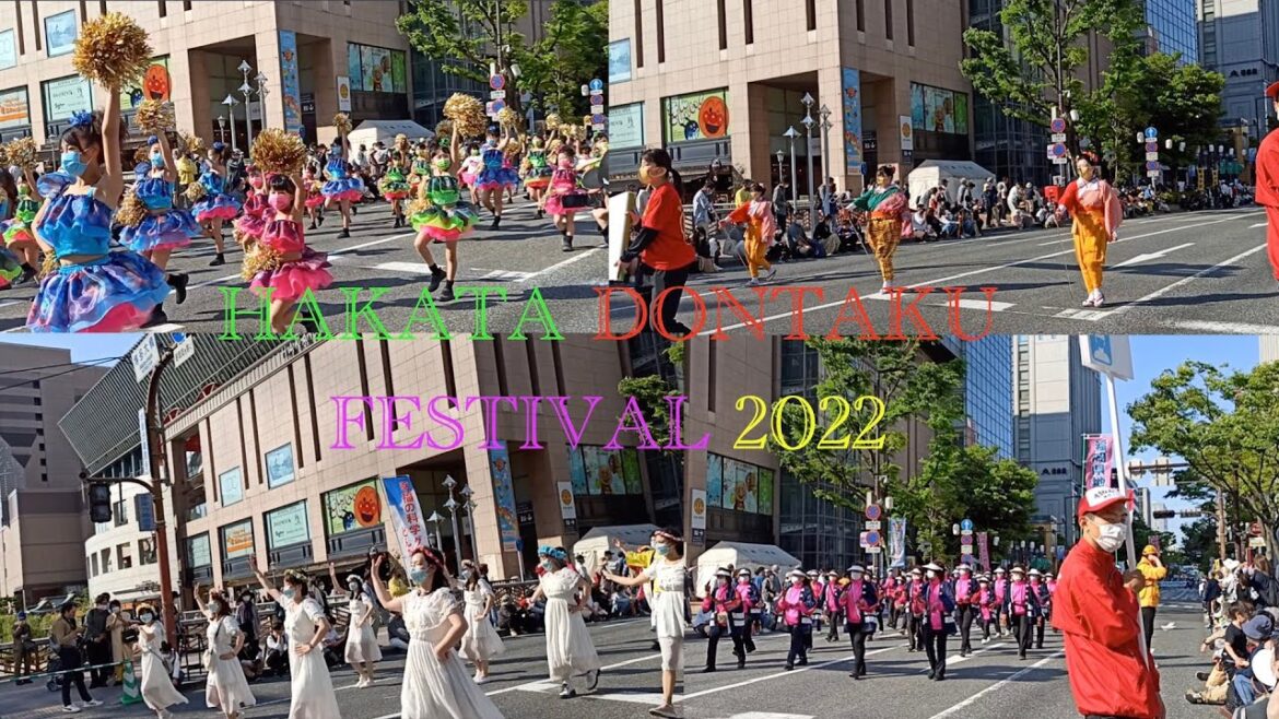 Hakata Dontaku Festival 2022 in Japan/日本の博多どんたくまつり2022