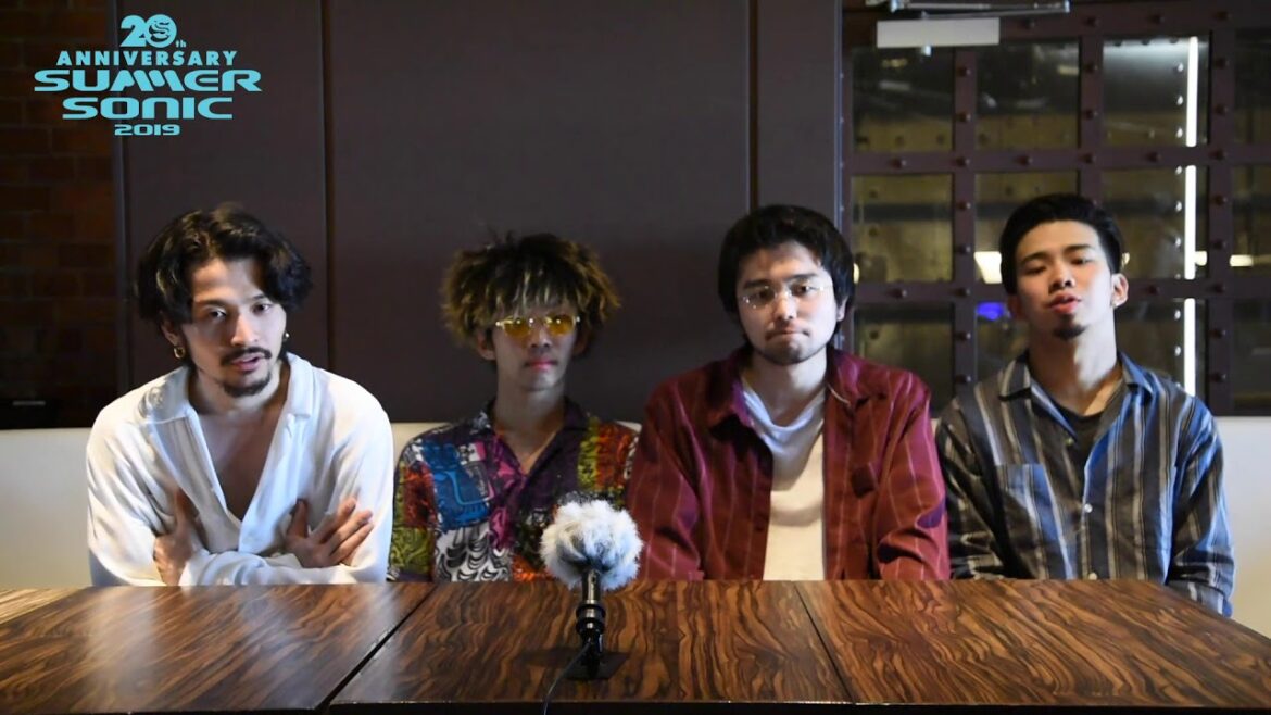 King Gnu message for SUMMER SONIC 2019