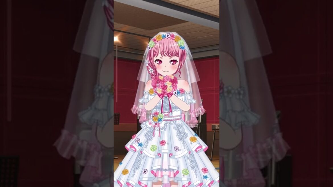 #shorts 【バンドリ】【ガルパ】丸山彩 特殊モーション【ウェディングドレス】