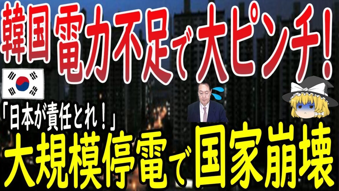 【ゆっくり解説】大規模停電で国家崩壊！