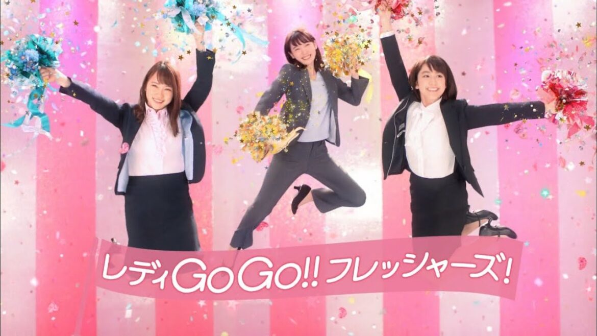 川栄李奈、平祐奈、飯豊まりえ  AOKI「チアガール」 篇 TVCM