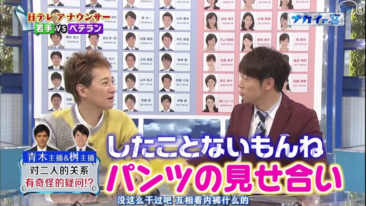 知られざる日テレアナ部を丸裸に！「青木源太＆桝太一がホンマ疑感・・・」